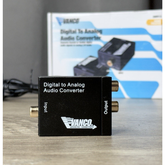 Vanco 280512 Premium Digital to Analog Audio Converter New Open Box - Picture 1 of 6